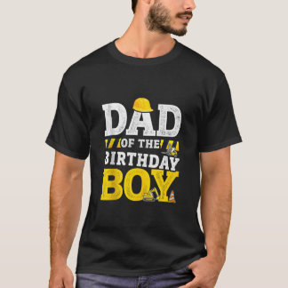 誕生日を迎えた息子の父 マッチングファミリー建築パーティー メンズ Tシャツ