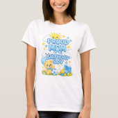 誕生日を迎えた息子の自慢のママ Tシャツ レディース (正面)