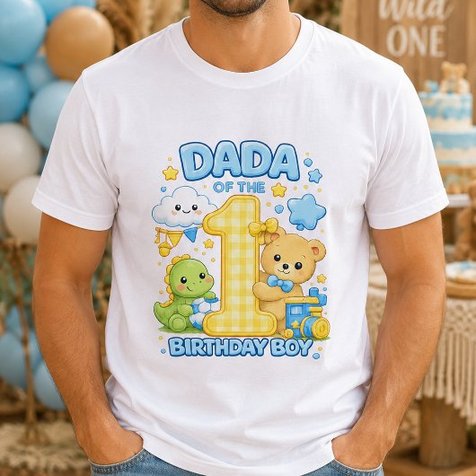 誕生日を迎えた男の子のブルーダダTシャツ(メンズ) Tシャツ