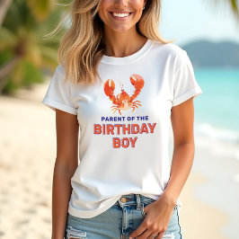 誕生日を迎えた男の子のロブスター親Tシャツ トライブレンドTシャツ
