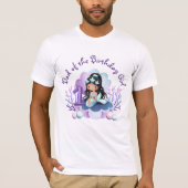 誕生日を迎えるお姫様のパパ | 人魚姫 Tシャツ (正面)