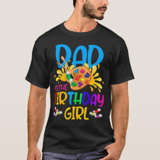誕生日を迎えるお姫様の父・画伯 Tシャツ
