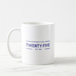 誕生日を迎える女の子 コーヒーマグカップ