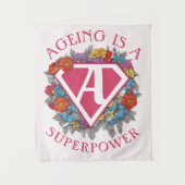 誕生日を重ねることはスーパーパワーの誕生日 タペストリー (正面)