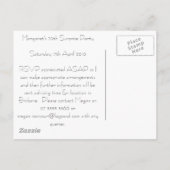 誕生日を除く70歳の誕生日 案内ポストカード (裏面)