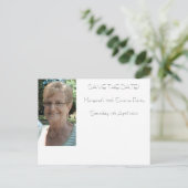 誕生日を除く70歳の誕生日 案内ポストカード (スタンド正面)