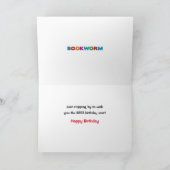 誕生日を1本の本虫から別の本虫へ カード (内部)