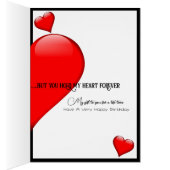 誕生日アイチャート – おもしろい-ハート – パーソナライズ – 男性 –  (内側 (右))