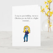 誕生日アドバイス カード (黄色い花)