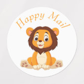 誕生日アドレスの水の色ラベル ラベル (デザイン2)