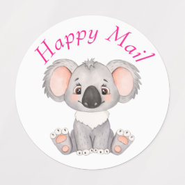 誕生日アドレスの水色 ラベル