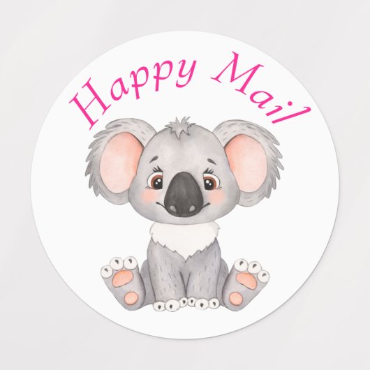 誕生日アドレスの水色 ラベル (デザイン1)