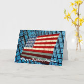 誕生日アメリカ カード (黄色い花)