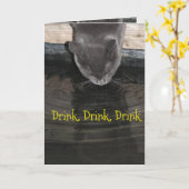 誕生日アラーム カード (黄色い花)