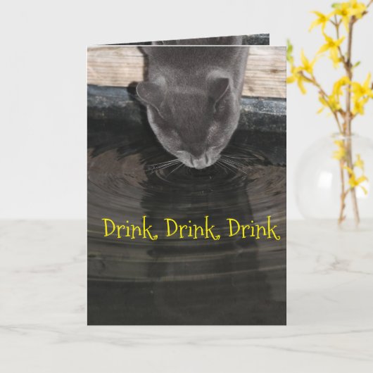 誕生日アラーム カード (黄色い花)