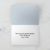 誕生日アリゲーターの雪沼 カード (内部)