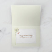 誕生日アンティークティーカップ カード (内部)