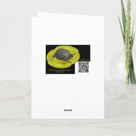 誕生日アンティークレザーパウダーフラスコ カード (裏面)