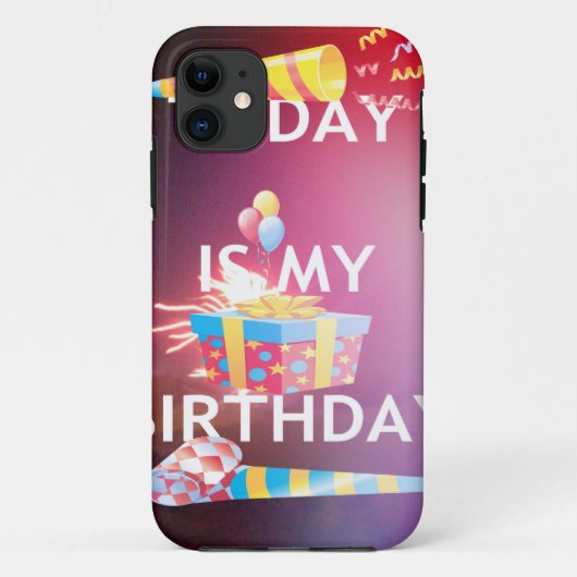 誕生日アートプリント Case-Mate iPhoneケース (裏面)