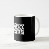 誕生日イエズクリスマス コーヒーマグカップ (正面右)
