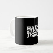 誕生日イエズクリスマス コーヒーマグカップ (正面左)