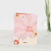 誕生日イタズラ招待, ユニコーン愛, グルービーパーティー 招待状 (裏面)