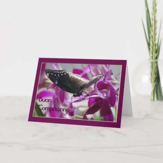 誕生日イタリアンカード カード (正面)