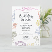 誕生日イタリアンソイレバースデーパーティー 招待状 (スタンド正面)