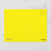 誕生日インコ ポストカード (裏面)