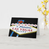 誕生日インファブラスベガスカード カード (黄色い花)