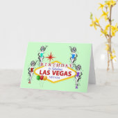 誕生日インファブルラスベガスショガールズカード カード (黄色い花)