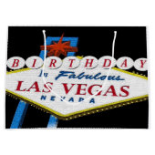 誕生日インラスベガス抱き枕 ラージペーパーバッグ (正面)