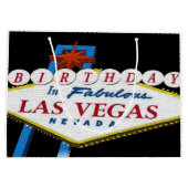 誕生日インラスベガス抱き枕 ラージペーパーバッグ (裏面)