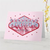 誕生日イン素晴らしいラスベガス カード (黄色い花)