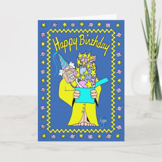 誕生日ウィザード誕生日カード カード (正面)