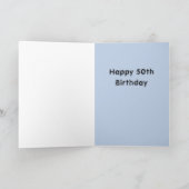 誕生日ウィズおもしろいサウスウエストサグアーロサボス カード (内部)