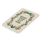 誕生日ウィズエレガントフローラ枠 マグネット (左側)