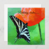 誕生日ウィズフラットカード (正面/裏面)