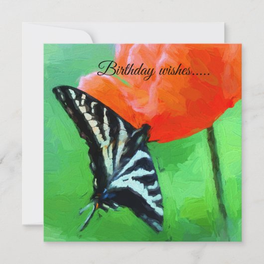 誕生日ウィズフラットカード (正面)