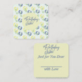 誕生日ウィッシュのノートカード ノートカード (正面/裏面)