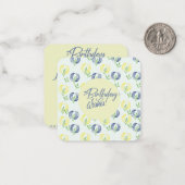 誕生日ウィッシュのノートカード ノートカード (正面/裏面インサイチュ)