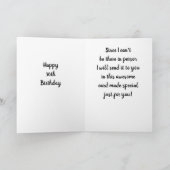 誕生日ウィッシュの送信/トーストの共有 カード (内部)