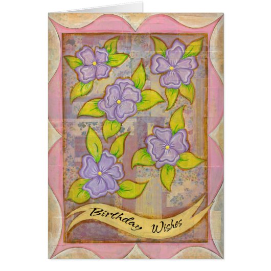 誕生日ウィッシュカード (正面)