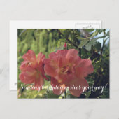 誕生日ウィッシュバラはがき ポストカード (正面/裏面)