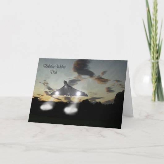 、誕生日ウィッシュパパ カード (正面)