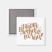 誕生日ウィッシュメッセージ書 マグネット (正面/裏面)