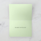 誕生日ウィッシュリースかわいらしフローラ吸気性 カード (内部)