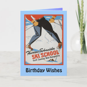 誕生日ウィッシュ,ハンヌ・シュナイダー・スキースクール カード