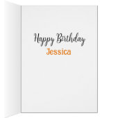 誕生日ウィッシュ&パンプキンスパイスキスカード (内側 (右))