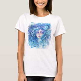 誕生日ウォーターカラーアクエリアス Tシャツ